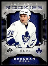 2006-07 SP Game Used Brendan Bell Rookie 264/999 Toronto Maple Leafs #155