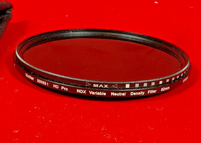 82mm Vivitar Series 1 HD Pro NDX Variable Neutral Density Filter with Case!