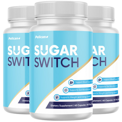 Sugar Switch- Blood Support- 3 Bottles- 180 Capsules
