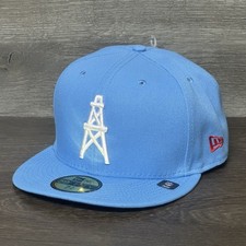 New Era 59Fifty Houston Oilers Fitted Hat Cap...