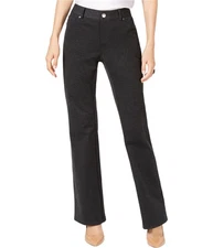 I.N.C Womens Curvy Heathered Casual Trouser Pants