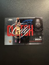 2025-26 Topps Chrome Tre Johnson Clutch City Rookie Card. rookie card picture