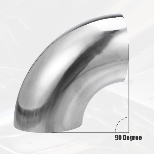 2-Pack 4 Inch OD 90-Degree Mandrel Bend Elbow Pipes – Stainless Steel Exhaust Universal Fit