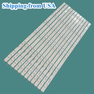 12Pcs LED Strips For Vizio E50X-E1 TPT500U1-QVN03.U LBM500P0601-FW-2 LB50068 