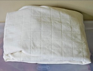 Babies R Us 100% Organic Cotton Quilted Crib Fit Mattress Protector Waterproof