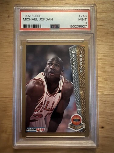 1992 Fleer Michael Jordan #246 Award Winner PSA 9 Mint Chicago Bulls