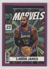 2024-25 Panini Donruss Net Marvels Press Proof Purple LeBron James #13 1b7p