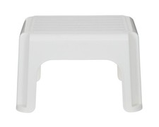 Image of Plastic Step Up Stool Multi Purpose Lightweight Kitchen Bathroom Office Ladder