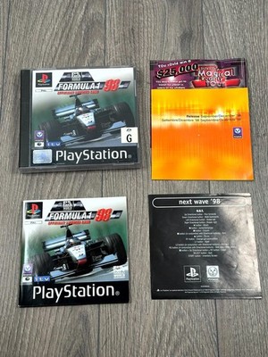 Formel 1 98 Offiziell Lizenziertes Videospiel für Sony Playstation 1 PAL Version