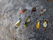 Inline Spinner 7 Patterns WTA Sidewinder Trout Walleye Bass Pike Crappie