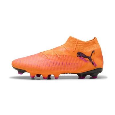 Puma Future 8 Pro FG/AG Fussballschuhe Orange Schwarz Nocken Rasen 108588 03