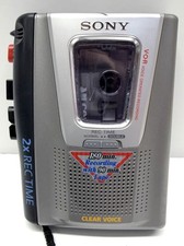 Sony Cassette-Corder Clear Voice VOR 2X Rec Time TCM-20DV  TESTED And WORKS 