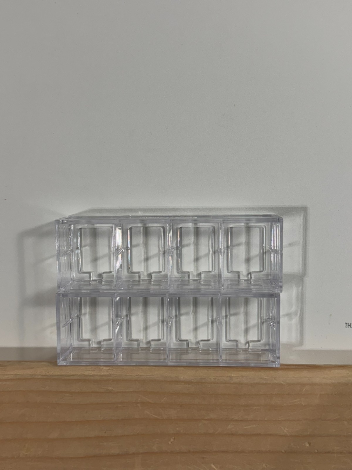 Stackable Display Shelf Lot Of 2