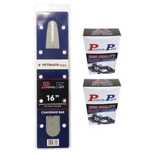 16" Bar And 2 Pack Full Chisel Chain 3/8"LP .050" 55DL Fits Stihl 3005 000 4813