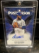 2025  Topps Postseason Performance autograph card  Luis Severino 7/ 10