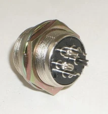 workman C-5P-JACK MIC 5-PIN PANEL MALE