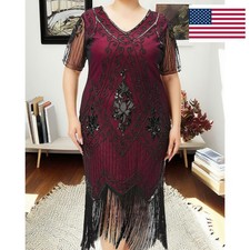 1920 vintage sequin dress, suitable for dance parties and events