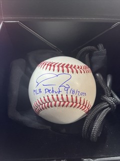 Spencer Torkelson Signed Baseball “MLB Debut 4/8/2022” Fanatics Under Wraps Auto