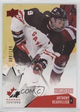 2015 Upper Deck Team Canada Juniors Exclusives /199 Anthony Beauvillier #74 0as4