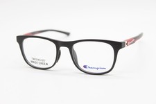 NEW CHAMPION JEST C01 BLACK RED AUTHENTIC EYEGLASSES 46-17