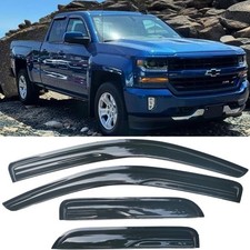 Window Visors Rain Guards for Chevy Silverado/GMC Sierra 1500 2500HD 3500HD ...