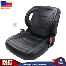 New For Toyota Forklift Seat With Seatbelt & Switch Adjustable Back Universal