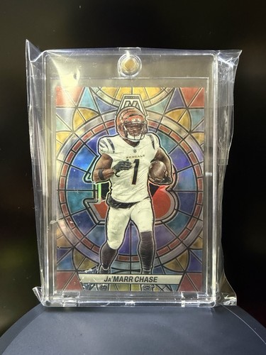 Ja'Marr Chase #SG-13 2023 Panini Mosaic Stained Glass card