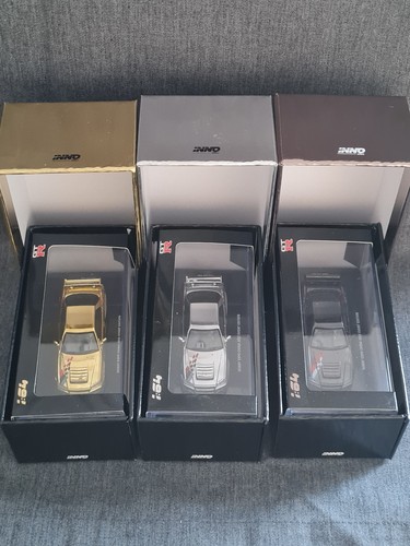 INNO64 1:64 Nissan Skyline R34 GTR Nismo Hobby Expo Cina set cromato 2023 prezzo ebay