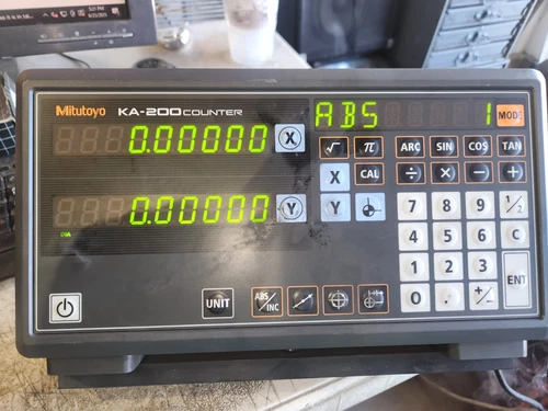 Mitutoyo 174 Series 2-Axis KA-200 Counter for Profile Projectors/Linear Scales