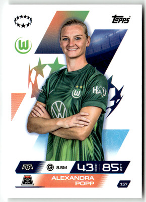 Topps Match Attax CL Extra 2025-26 No. 157 Alexandra Popp