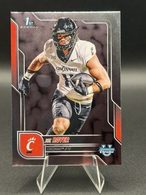 2025 Bowman University Chrome - Joe Royer #120 (RC) - Cleveland Browns TE