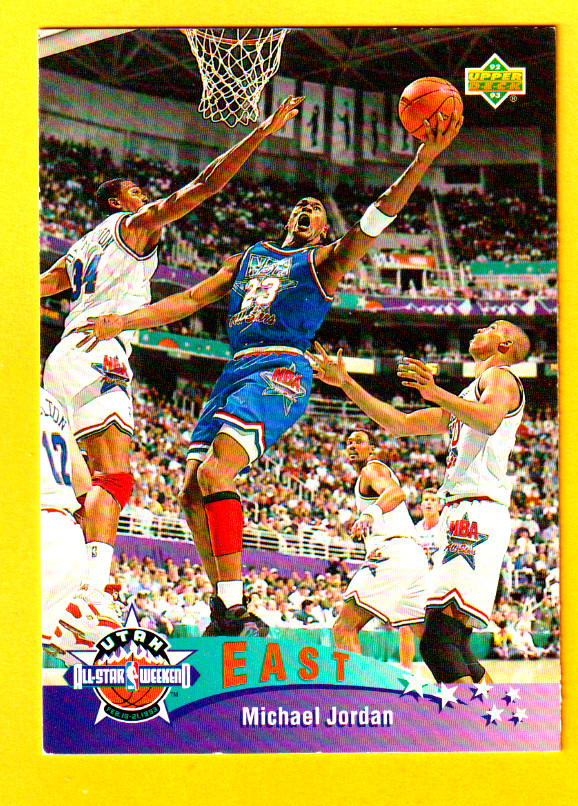 1992-93 UPPER DECK #425 A/S WEEKEND MICHAEL JORDAN NM+/MINT BULLS HOFer