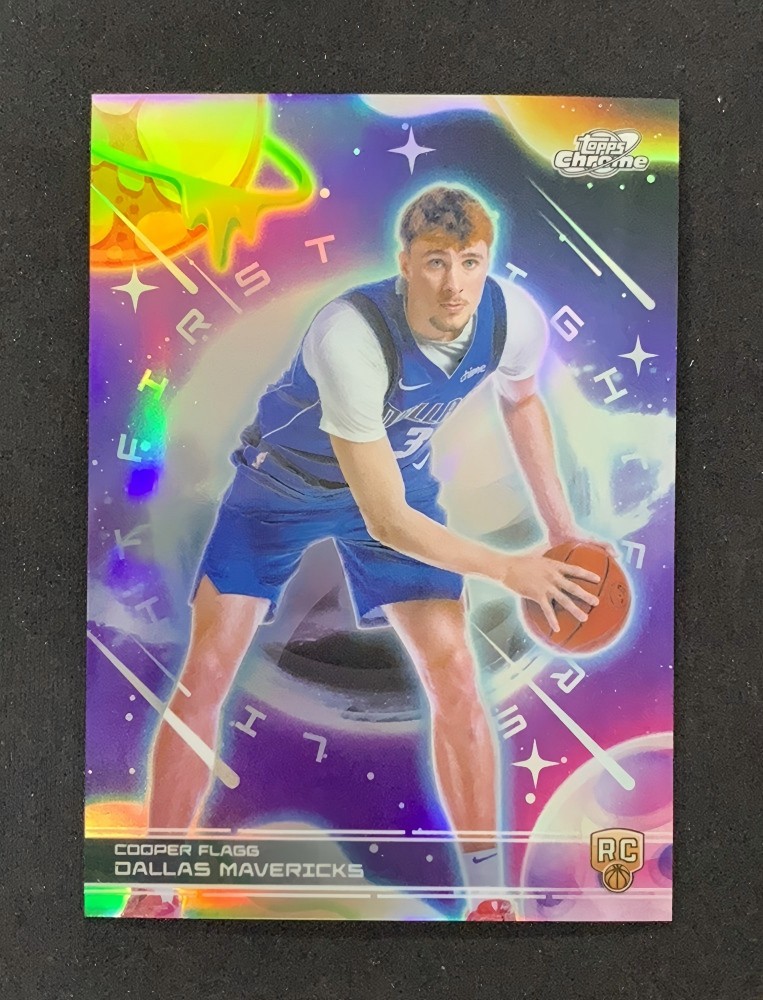 2025-26 Topps Chrome Cosmic Cooper Flagg #FL-1 First Light RC Case Hit SSP