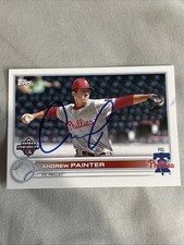 2022 Pro Debut Andrew Painter In Person IP Autograph Phillies