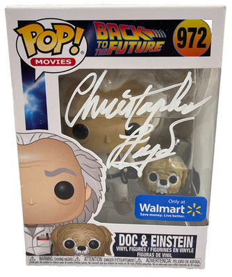 Christopher Lloyd Signed Back to the Future Doc Brown Funko