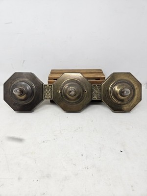 1960's Mcm Octagonal 3 Set Light underwriters laboratories 