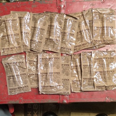 Mre Fsr First Strike Ration Teriyaki Beef Stick, 15 Packages