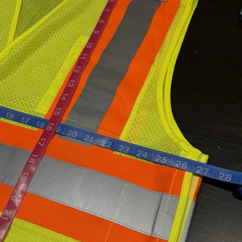 ML Kishigo 1174 Hi Vis Safety Vest 2XL ANSI Class 2 Reflective Workwear Costume image 13