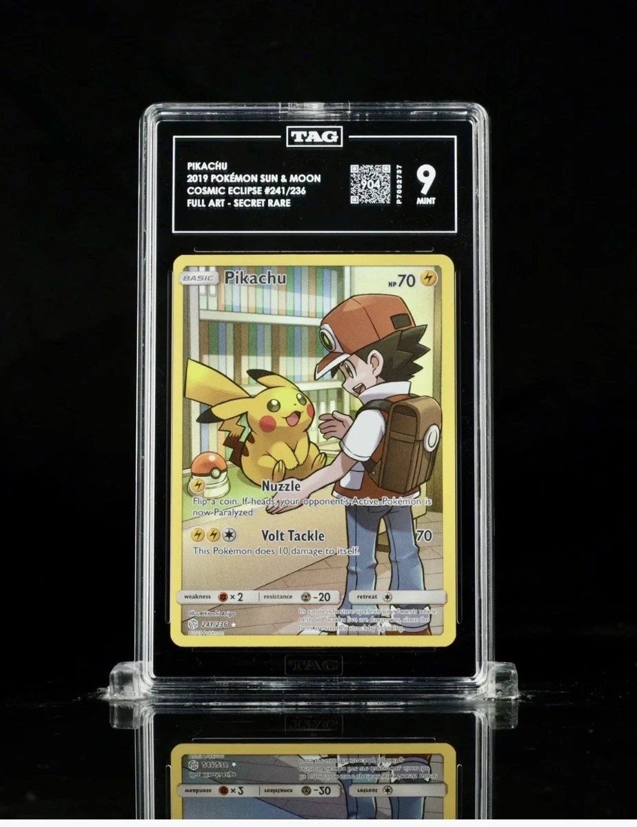 Secret Rare Pikachu Pokémon TCG Grade 9 Individual Collectible