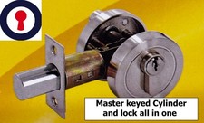 Screwfix Deadbolt Lock with Thumbturn, Master Keyed (all In One) £30