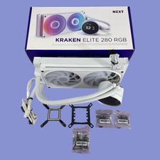 NZXT Kraken Elite 280 RGB AIO CPU Liquid Cooler White RL-KR28E-W2 MP4260