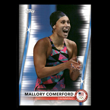 Mallory Comerford #26 2021 Topps US Olympic Team Swimming Multisport Card NM