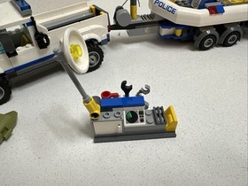 LEGO CITY: Police Patrol (60045) Truck And Boat With Minifigures Almost Complete