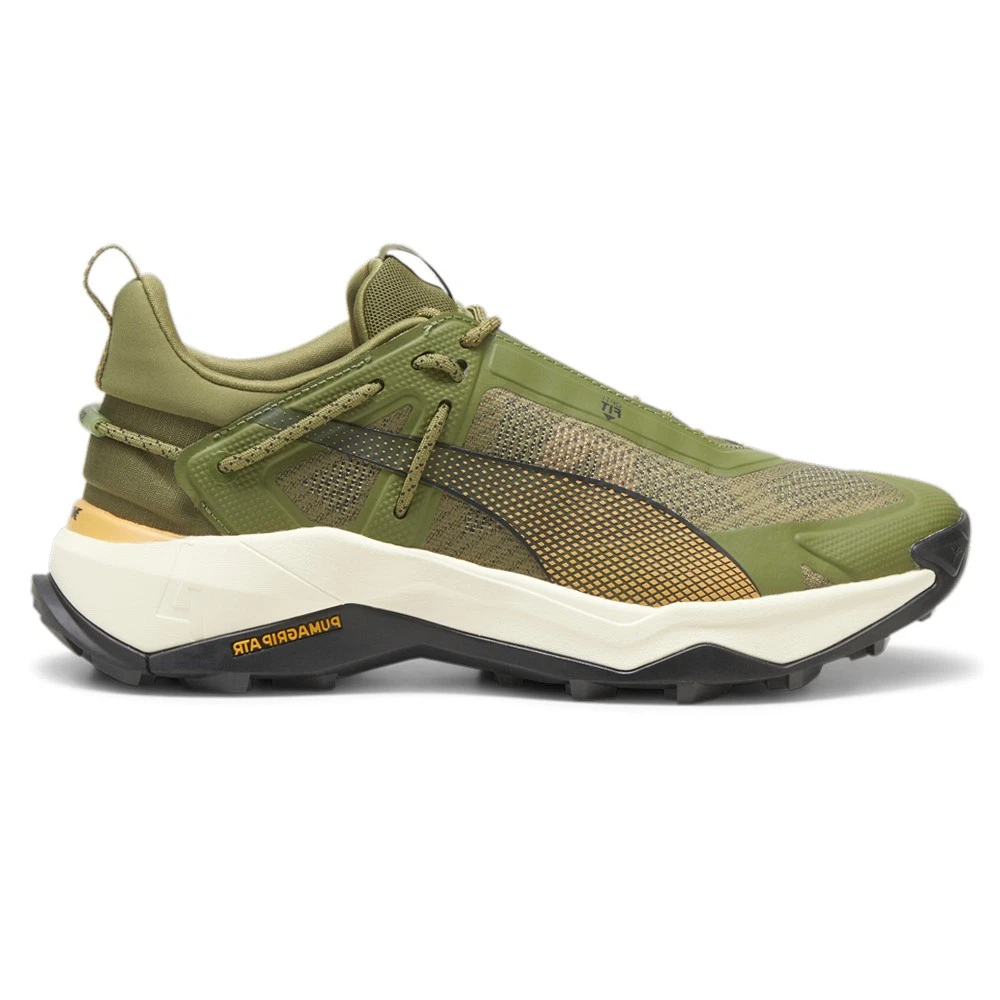 PUMA Seasons Explore Nitro Trail Running Mens Green Sneakers Athletic Shoes 377