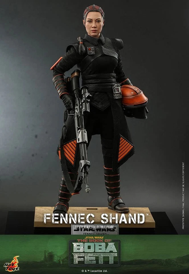 TV Masterpiece The Book of Boba Fett Fennec Shand Action Figure Black Hot Toys - Image 2 of 4