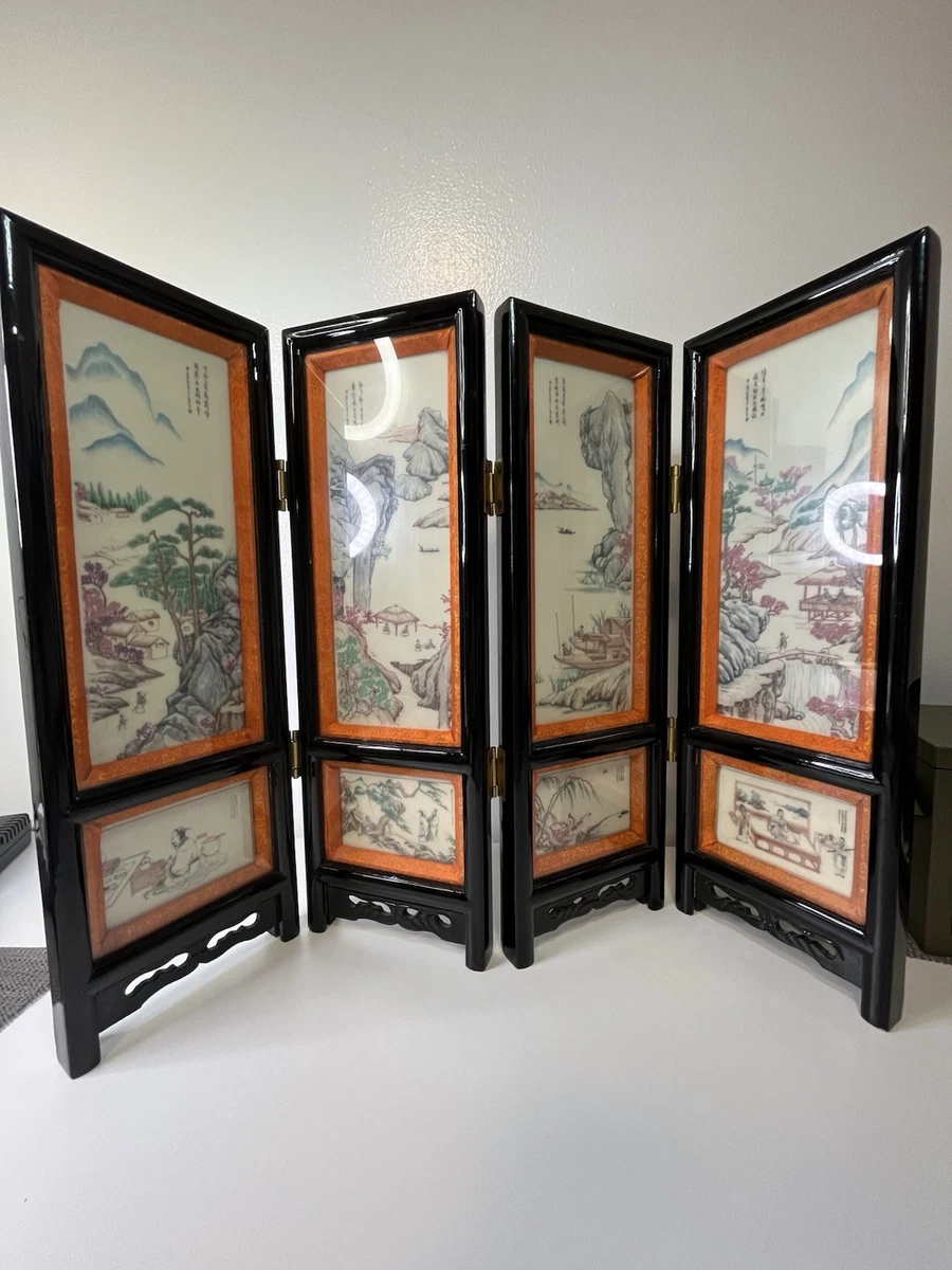屏風　アンティーク Antique Folding Screen In other Chinese Antiques for sale | eBay