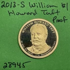 2013-S Presidential Dollar William Howard Taft Proof — photo from another recent sale