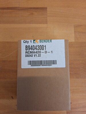 Bender Linetraxx RCMA 420 Differenzstom-Überwachungsgerät NEU/OVP
