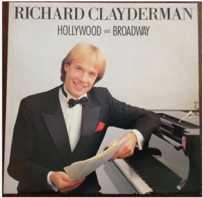 RICHARD CLAYDERMAN,HOLLYWOOD & BROADWAY,VINTAGE 1986 ALBUM.12  LP33.EX/EX+