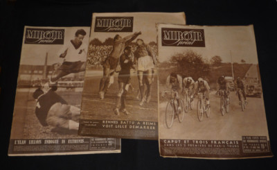 JOURNAL MIROIR SPRINT 733 anglade pele football boxe basket cyclisme